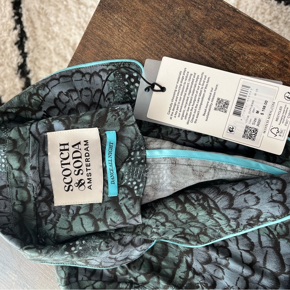 Scotch & Soda Blue and Gray Patterned Set